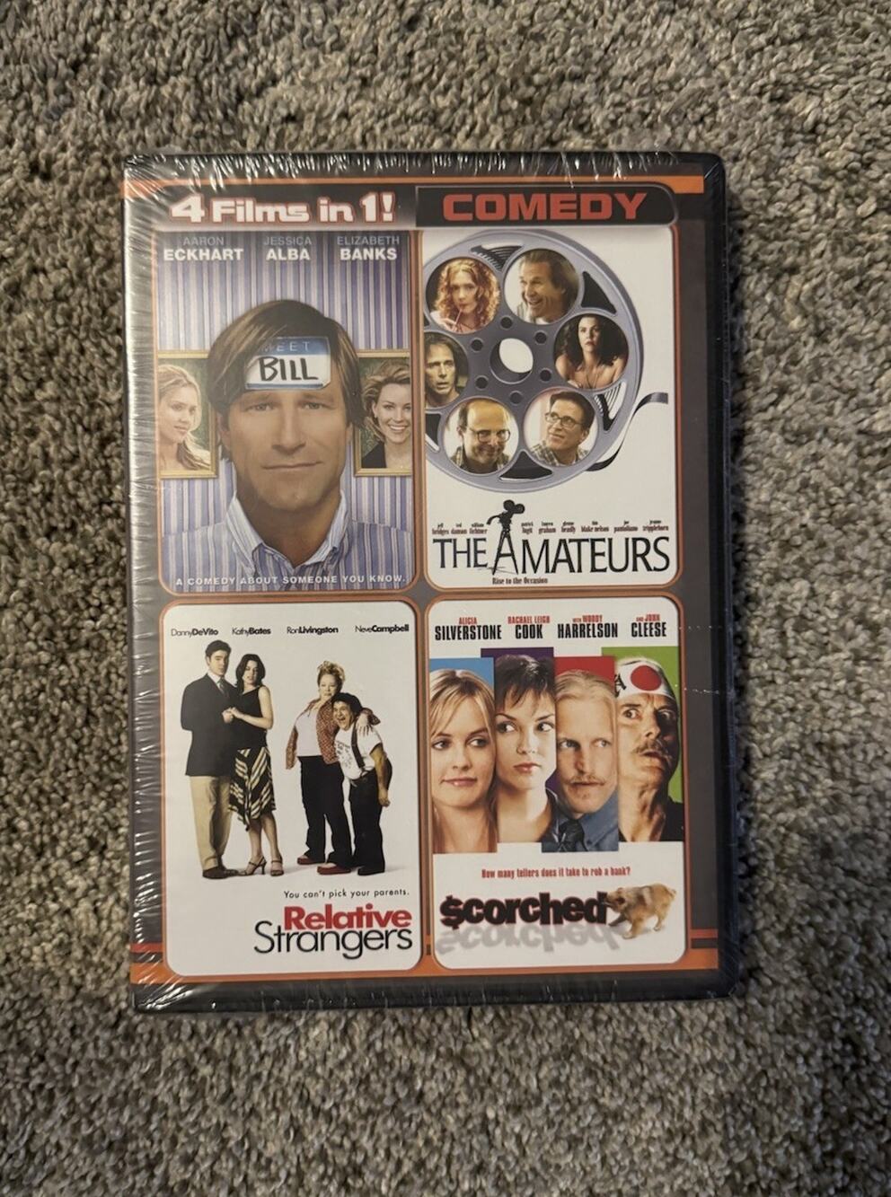 4 Movies in 1: Comedy (Bill / The Amateurs / Relative Strangers / Scorched)